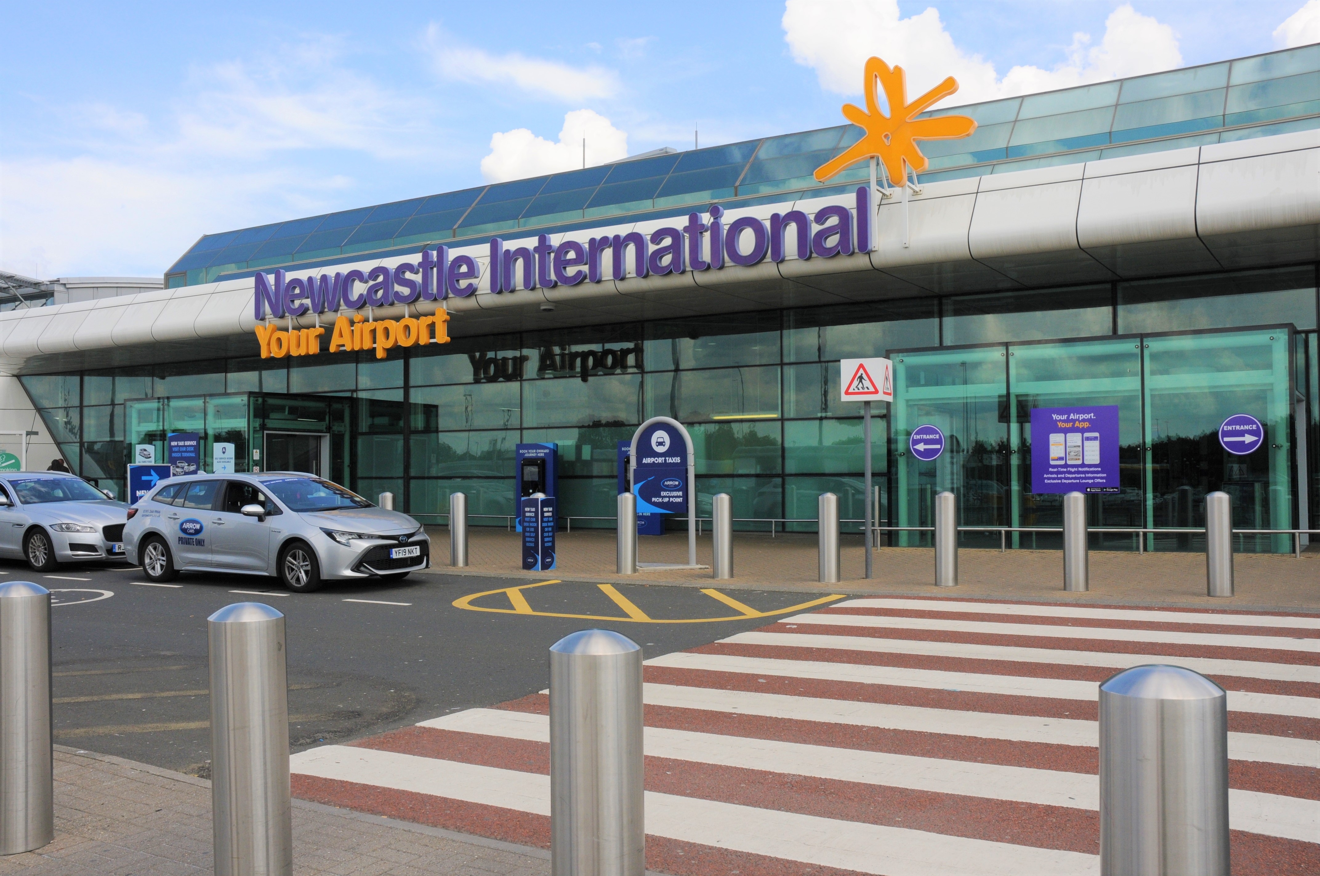 Newcastle airport lost luggage store